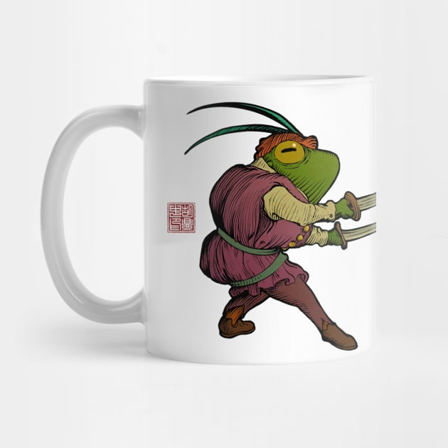 Master Duelist Frog Warrior by DingHuArt